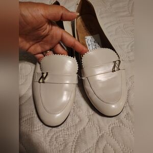 New Naturalizer Cream Loafers with Gold Detail